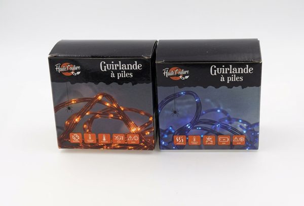 Guirlande LED Halloween, lot de décoration